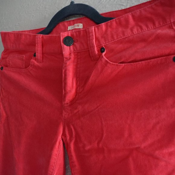 NWT JCrew Pink Corduroy Pants - Size 27 - Picture 9 of 10